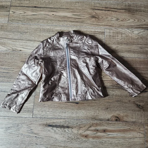 Little Lass 3-piece Metallic Heart Full of Love Jacket/Shirt/Pants Set Size 3T - Picture 15 of 16